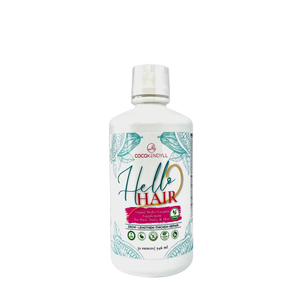 Hello Hair! Liquid Multi-Vitamin Supplement for Hair, Nails, & Skin