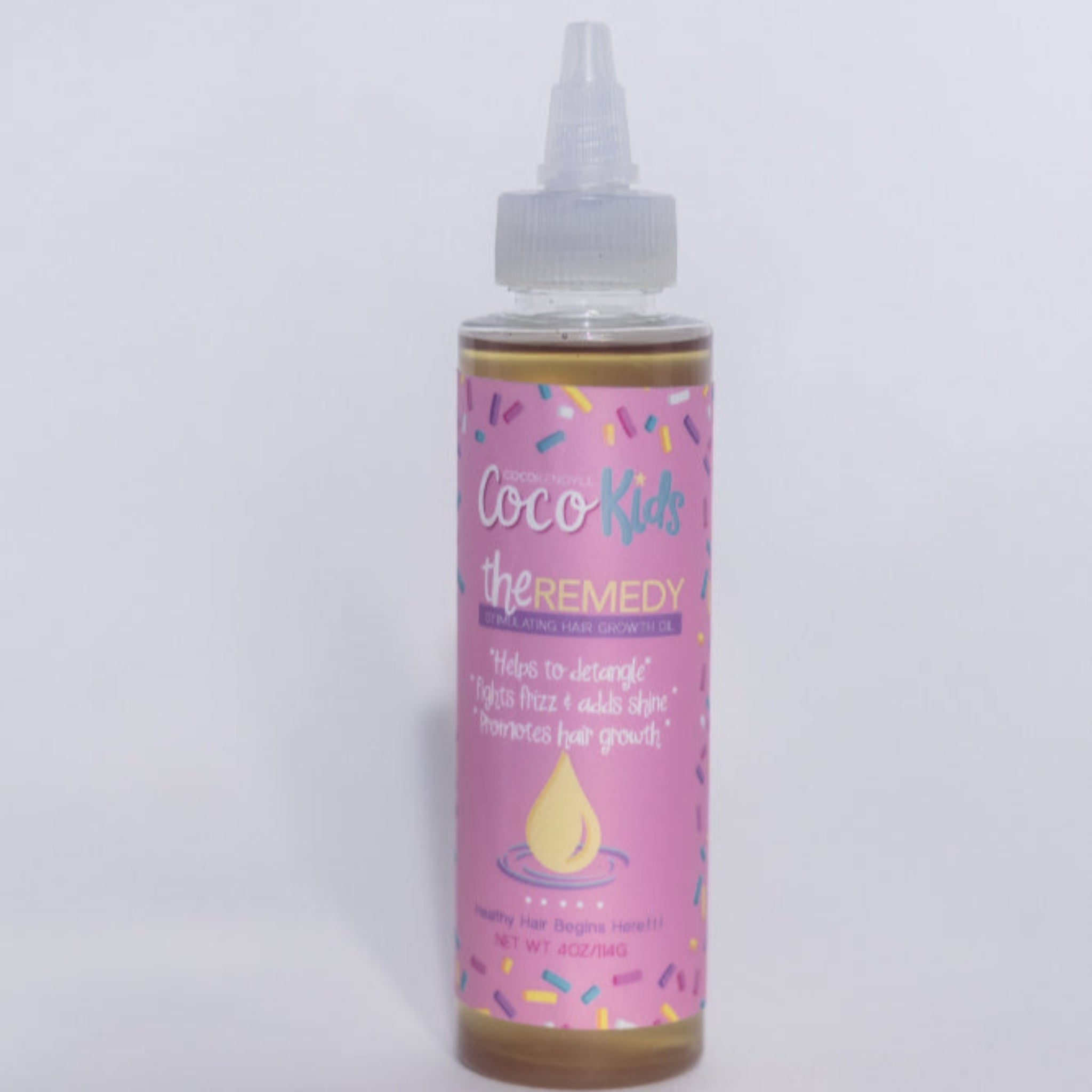 Coco Kendyll Kids Remedy Growth Oil- gentle scalp and hair oil for children, promotes growth and combats dryness. 